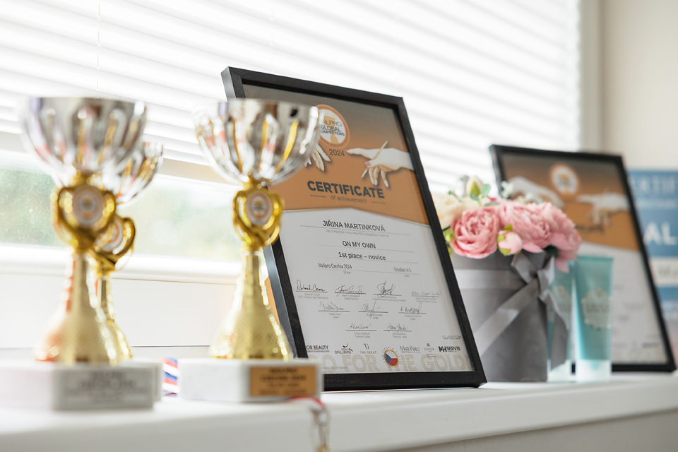 Jiřina Martinková certifikát